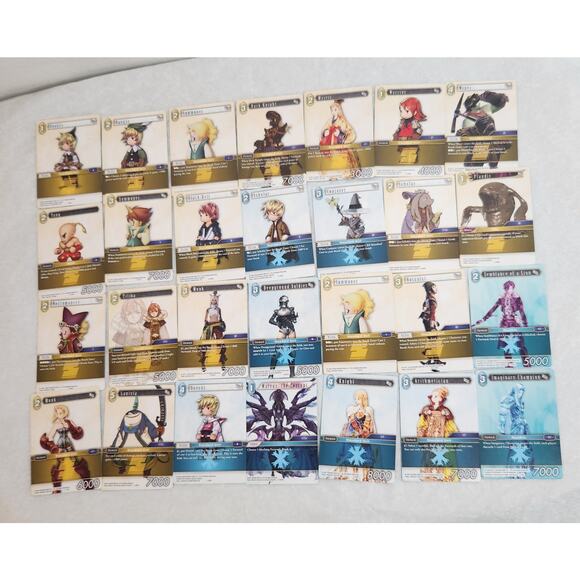 Final Fantasy TCG 48 Cards And Attack On Titan 18 Cards Lot NM Pre-owned - Picture 3 of 4